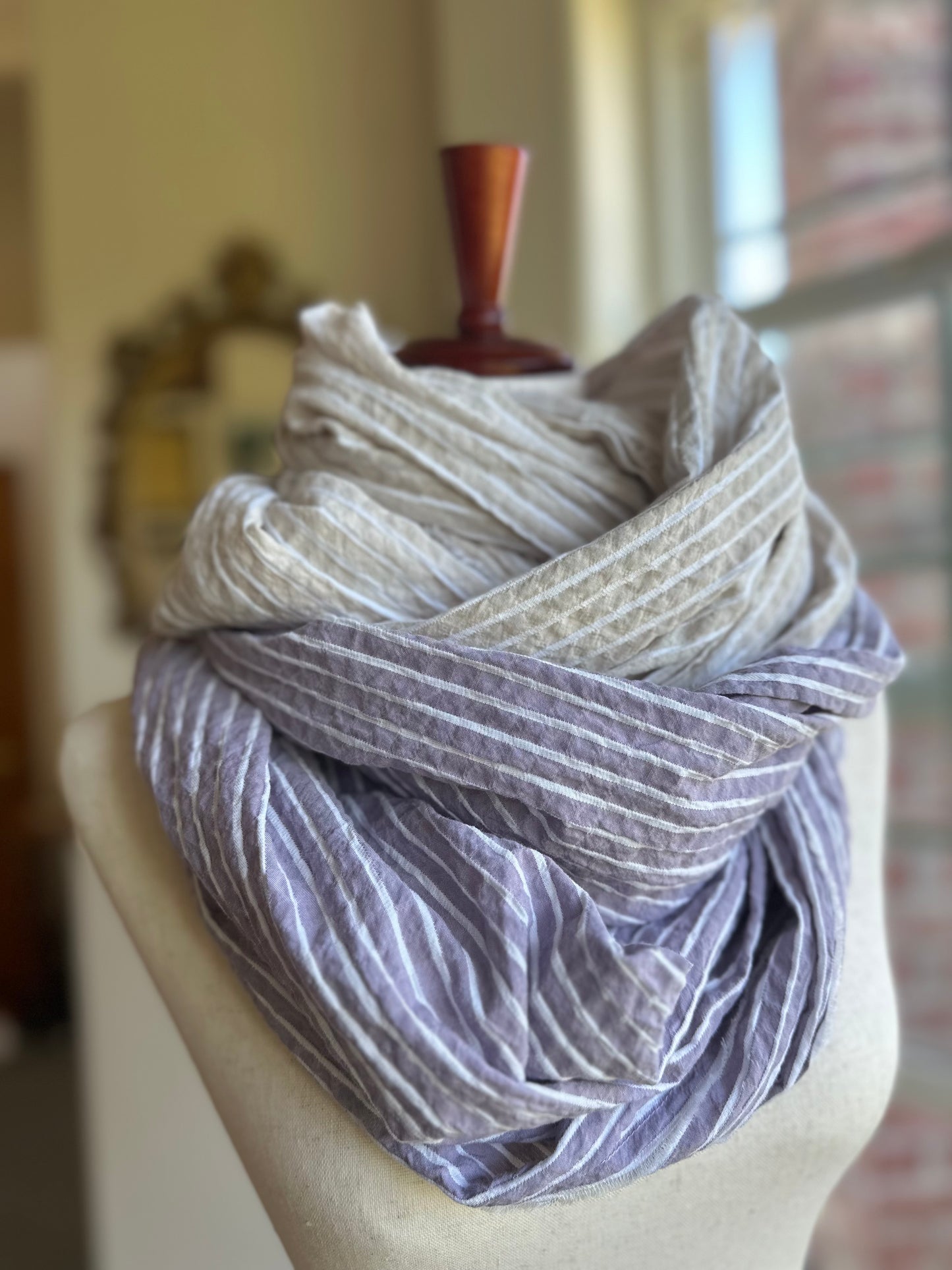 Lyocell Infinity—Lilac Stripe